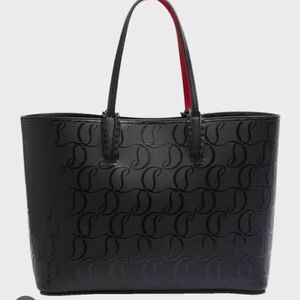 Christian Louboutin Black Embossed Tote